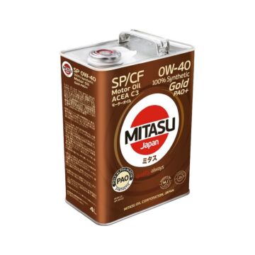 MITASU GOLD PAO Plus SP/CF 0W-40-4L